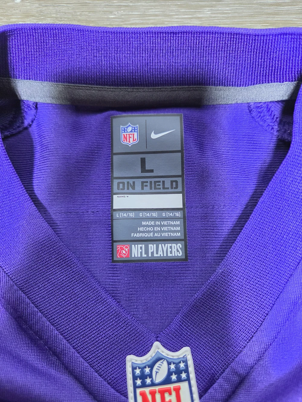 Nike Baltimore Ravens Lamar Jackson #8 Youth Large Purple NFL Jersey